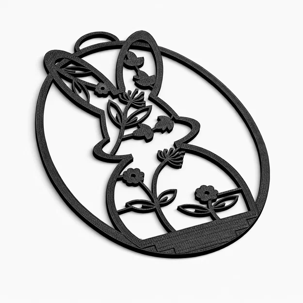 Chú thỏ Phục sinh - Vật phẩm trang trí treo tường mùa Easter - Image 1