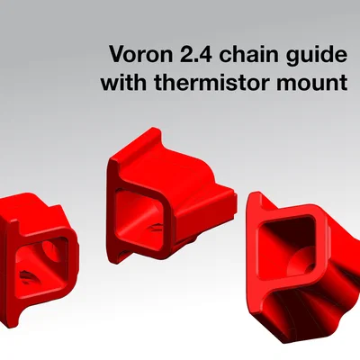 Gá dẫn hướng xích Voron 2.4 tích hợp giá đỡ cảm biến nhiệt độ