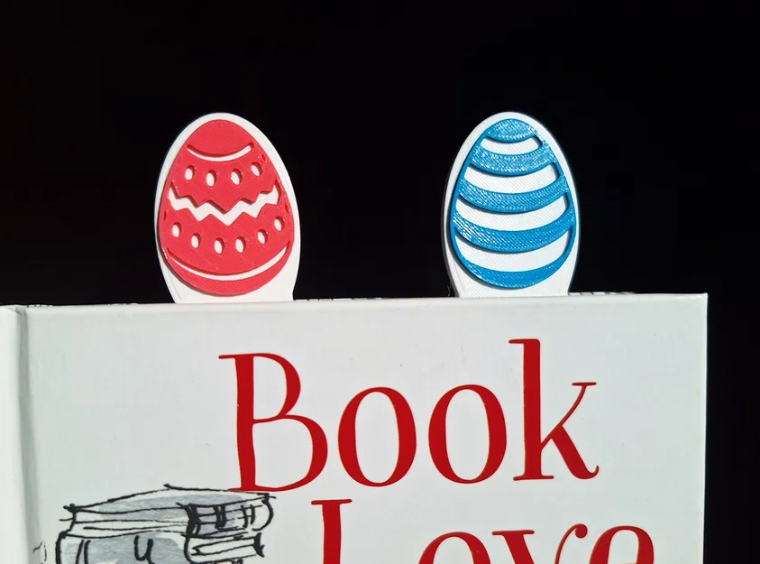 Bộ bookmark hình trứng Phục sinh kèm file SVG cho máy cắt laser/decal - Image 2