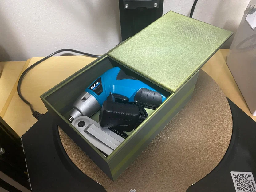 Hộp đựng dụng cụ đơn giản có nắp trượt - Image 2