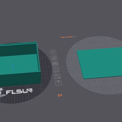 Hộp đựng dụng cụ đơn giản có nắp trượt