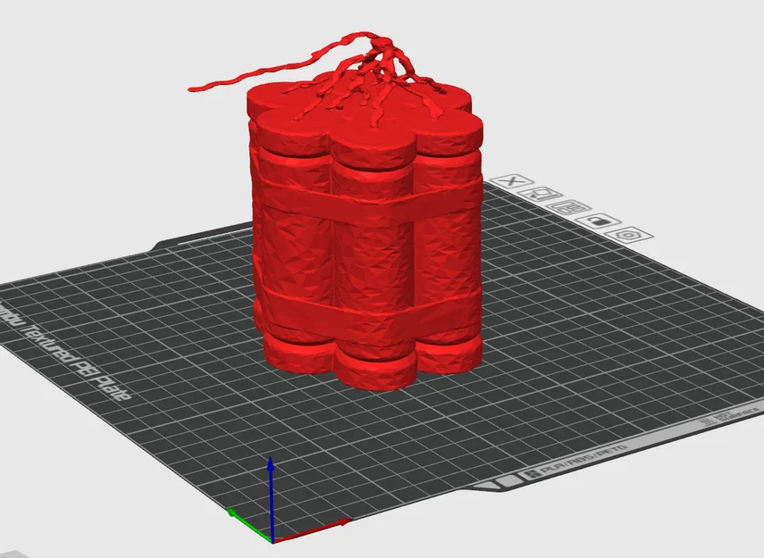 Mô hình trang trí gói thuốc nổ TNT độc đáo cho in 3D - Image 2