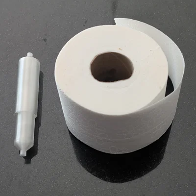 Trục treo giấy vệ sinh có lò xo (In nguyên khối - Print in place)