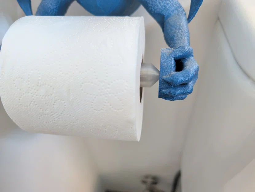 Trục treo giấy vệ sinh có lò xo (In nguyên khối - Print in place) - Image 5