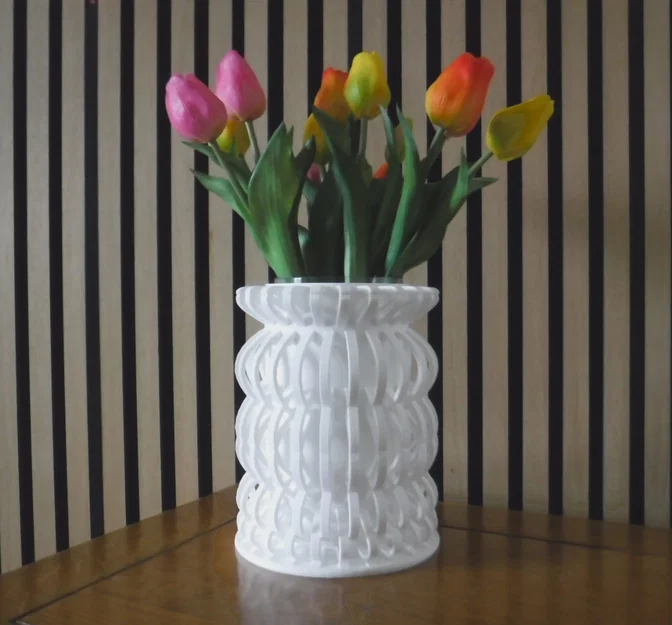 Bình Hoa Lớn Lissajous (Lissajous Large Vase) - Image 1