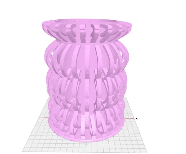 Bình Hoa Lớn Lissajous (Lissajous Large Vase) - Image 2