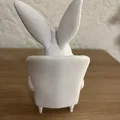Mô hình chú thỏ quý ông ngồi ghế bành - Thumbnail 2