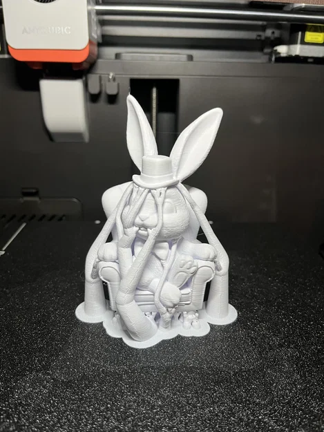 Mô hình chú thỏ quý ông ngồi ghế bành - Image 6