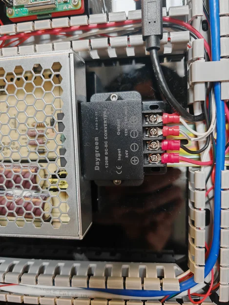 Ngàm gắn DIN rail cho bộ chuyển đổi nguồn DC-DC TOBSUN - Image 1