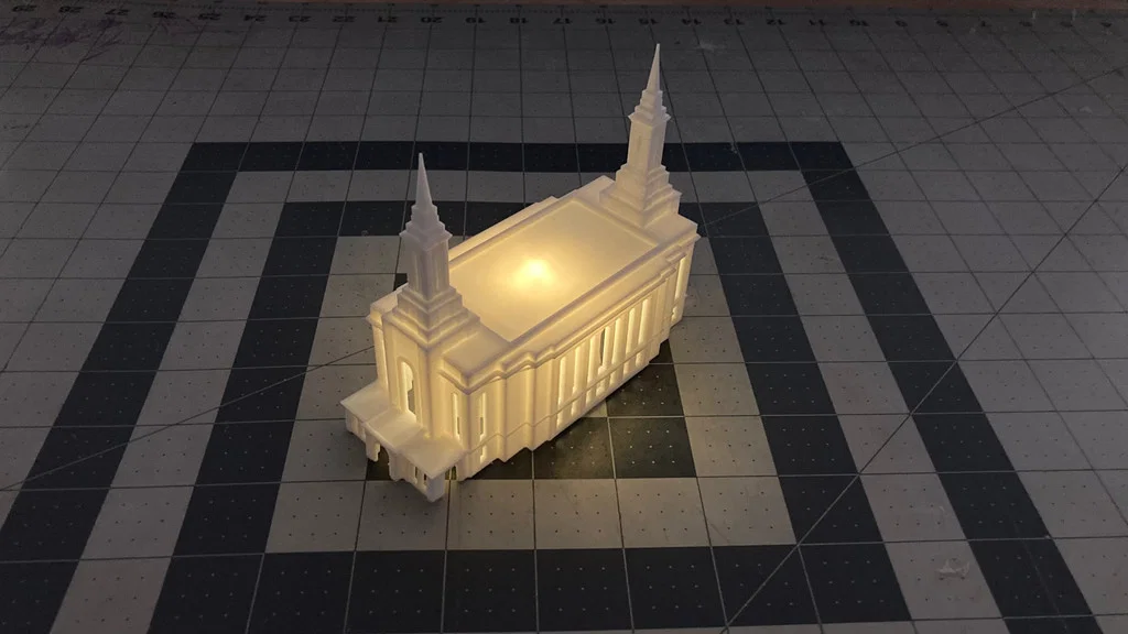 Đèn trà trang trí mô hình Đền thờ Lindon - Image 1