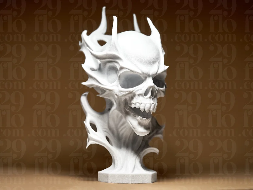 Tượng Đầu Lâu Phong Cách Trừu Tượng - Image 1