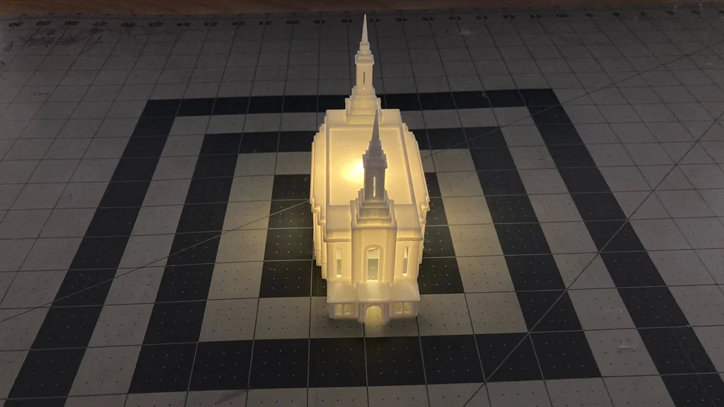 Đèn trà trang trí mô hình Đền thờ Lindon - Image 3