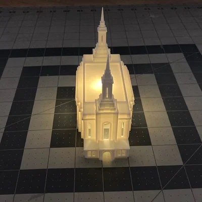 Đèn trà trang trí mô hình Đền thờ Lindon