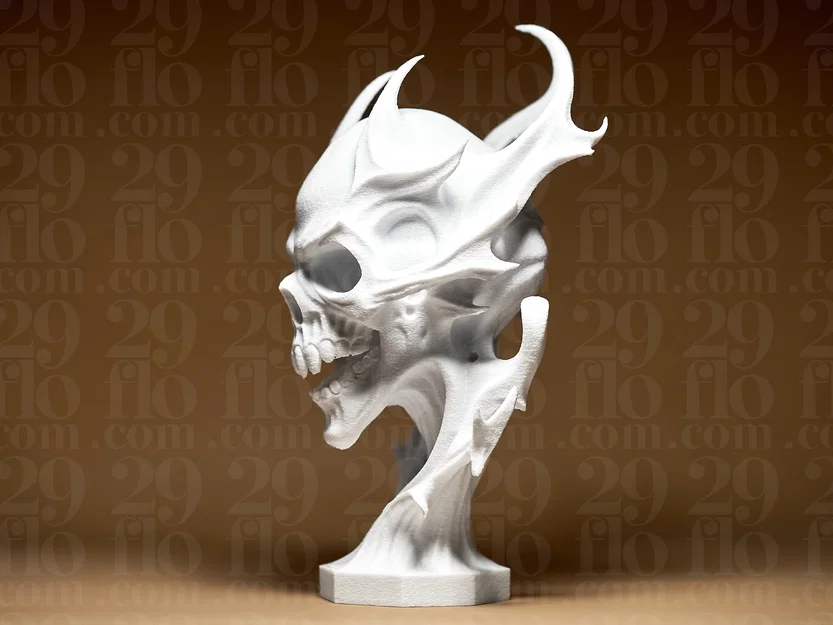 Tượng Đầu Lâu Phong Cách Trừu Tượng - Image 2