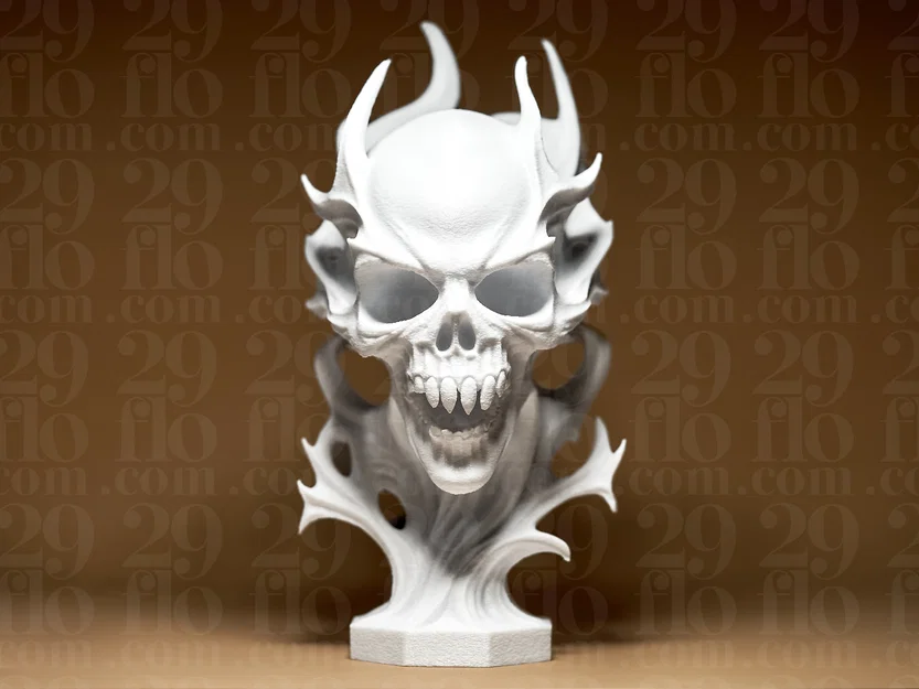 Tượng Đầu Lâu Phong Cách Trừu Tượng - Image 3