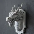 Mô hình đầu rồng trang trí treo tường cực chất bằng in 3D - Thumbnail 1