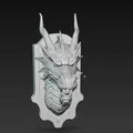 Mô hình đầu rồng trang trí treo tường cực chất bằng in 3D - Thumbnail 3