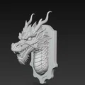 Mô hình đầu rồng trang trí treo tường cực chất bằng in 3D - Thumbnail 4