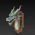 Mô hình đầu rồng trang trí treo tường cực chất bằng in 3D - Thumbnail 5