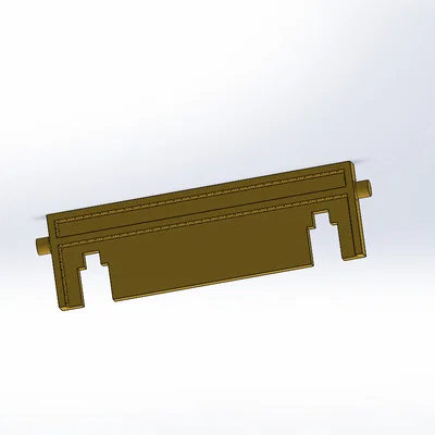 Bộ chống xoay cho nút nhấn xả bồn cầu Geberit in 3D