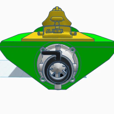 Mô hình thuyền RC Jet Boat tự in 3D nhỏ gọn