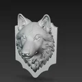 Mô hình trang trí đầu sói (Wolf head wall trophy) in 3D ấn tượng - Thumbnail 3