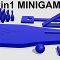 Bộ trò chơi giải trí 2 trong 1: Bóng rổ và Bowling mini in 3D - Thumbnail 1