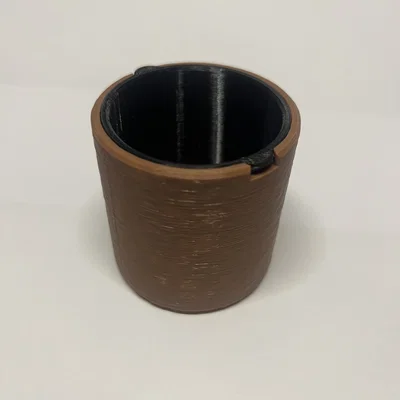Chậu Cây 60mm Kèm Lõi Thoát Nước (Hiệu ứng Fuzzy Skin)