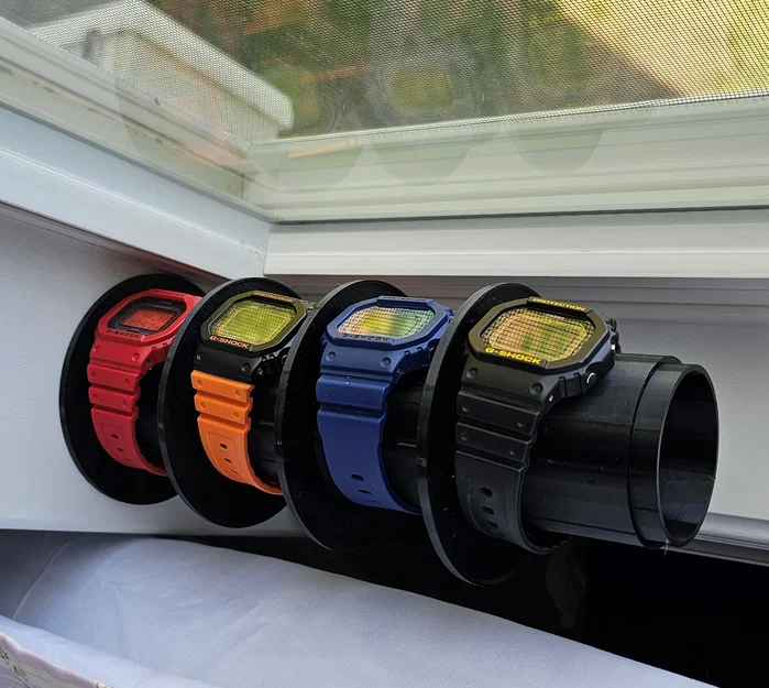 Giá đỡ sạc đồng hồ G-SHOCK Tough Solar dạng xếp chồng cho cửa sổ - Image 1