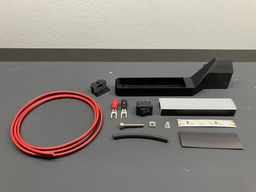 Thanh đèn LED gắn hông máy in Prusa i3 MK3 - Image 7