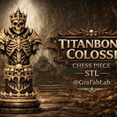 Titanbone Colssi "King" - Quân cờ Vua