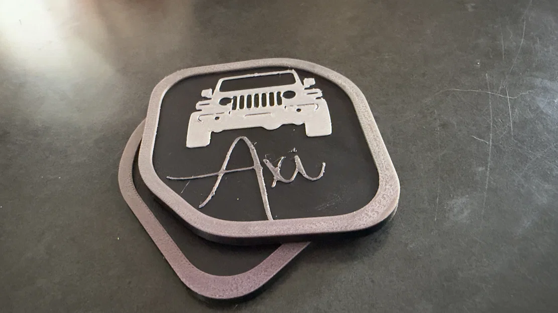 Bộ khay lót cốc cho hàng ghế sau xe Jeep Wrangler JL - Image 1