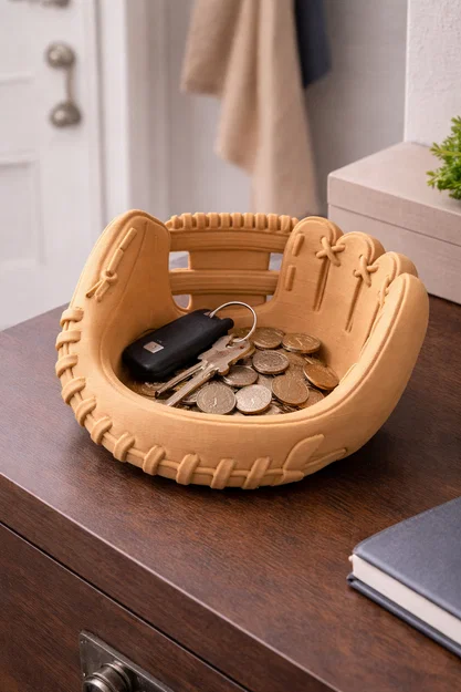 Khay Đựng Đồ Hình Găng Tay Bóng Chày (Baseball Glove Catchall Bowl) - Image 1
