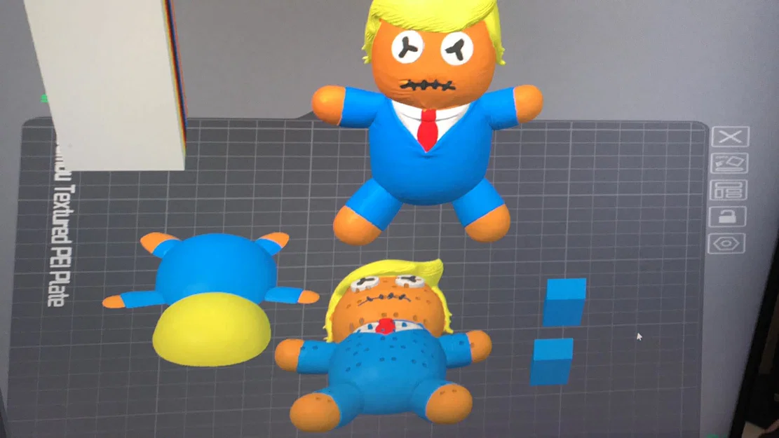 Mô hình búp bê voodoo đa màu độc đáo - Dự án in 3D thú vị - Image 1