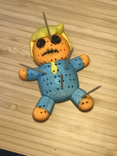 Mô hình búp bê voodoo đa màu độc đáo - Dự án in 3D thú vị - Image 2