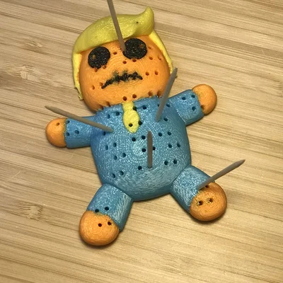Mô hình búp bê voodoo đa màu độc đáo - Dự án in 3D thú vị
