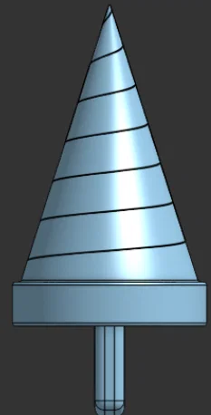 Mặt dây chuyền Core Drill (Gurren Lagann) - Image 1