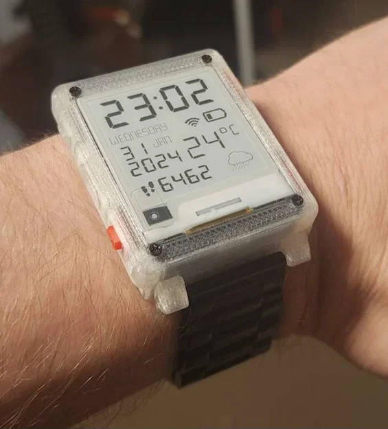 Watchy Invader Remix - Vỏ bảo vệ tùy chỉnh cho Watchy V2 - Image 1