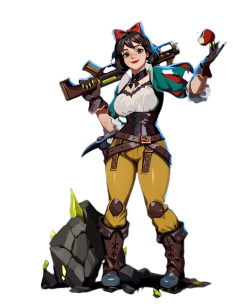 Mô hình 3D Molly từ game Bullet Echo cực đẹp cho người hâm mộ - Image 1