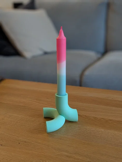 Chân nến Modern Scandi 3D - Thiết kế tối giản cho không gian sống - Image 2