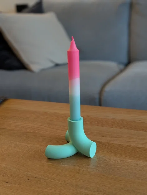 Chân nến Modern Scandi 3D - Thiết kế tối giản cho không gian sống - Image 3