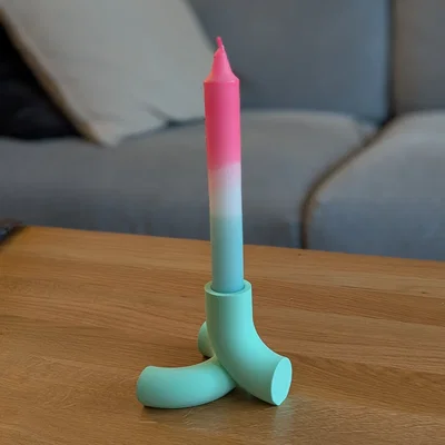 Chân nến Modern Scandi 3D - Thiết kế tối giản cho không gian sống