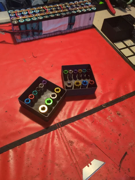 Khay đựng đầu tuýp 1/4 inch chuẩn Gridfinity chuyên nghiệp - Image 3