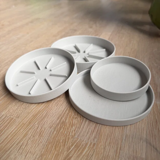 Bộ sưu tập khay lót chậu cây tối giản Ultimate Plant Saucer Kit - Image 2