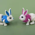 Cặp Đôi Thỏ Phục Sinh - Mô Hình Khớp Nối | In Không Cần Support - Thumbnail 6