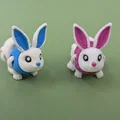 Cặp Đôi Thỏ Phục Sinh - Mô Hình Khớp Nối | In Không Cần Support - Thumbnail 7