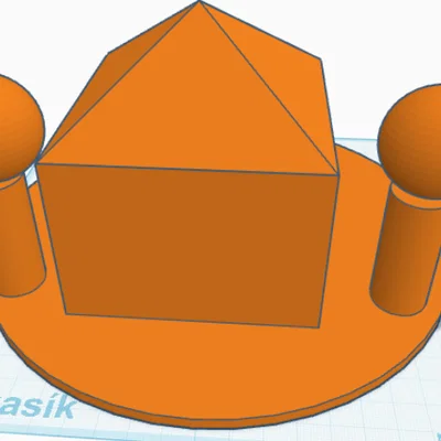 Mô hình ngôi nhà cách điệu in 3D trang trí độc đáo