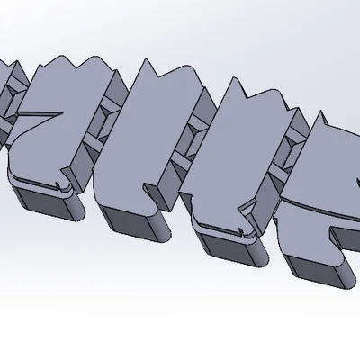 Mô hình gấu và cá sấu khớp nối linh hoạt (Articulated 2D)