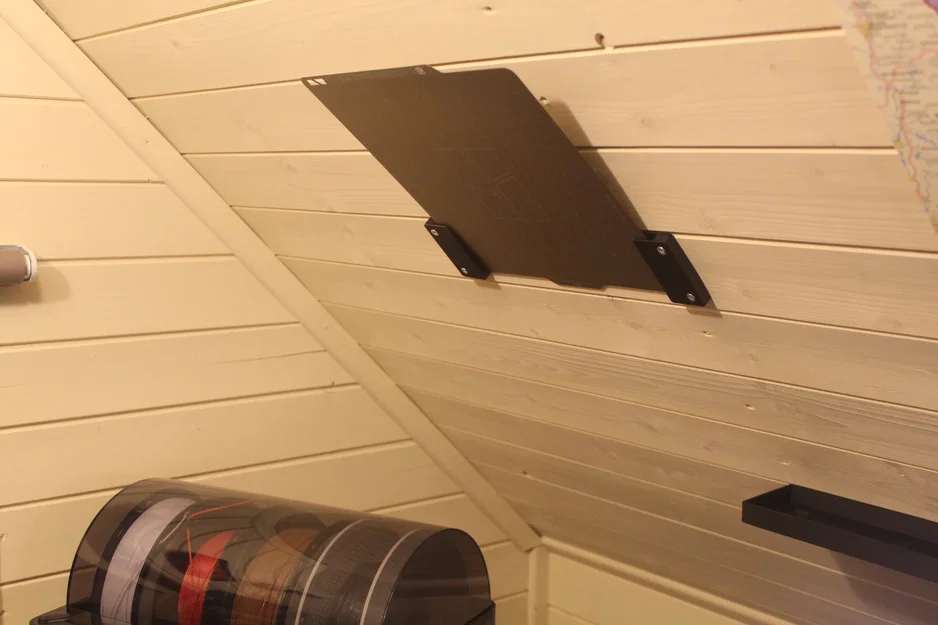 Bộ Ngàm Gắn Tường Đựng Tấm In 3D (Printing Plate Holder) Tiện Lợi - Image 1