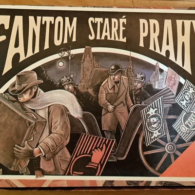 Insert cho board game Fantom staré Prahy (phiên bản retro)